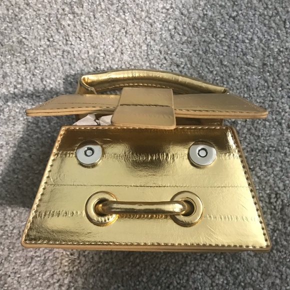 Gold Women's Mini Handbag - Picture 7 of 7